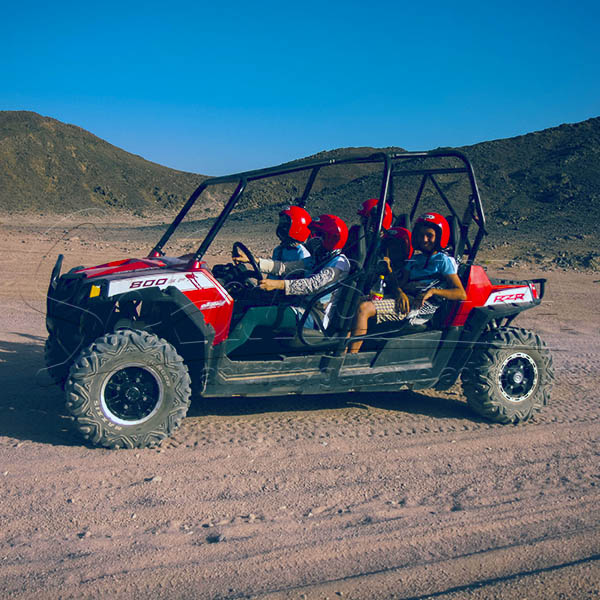 Sunset Trip by Dune Buggy Polaris RZR in Sharm Desert